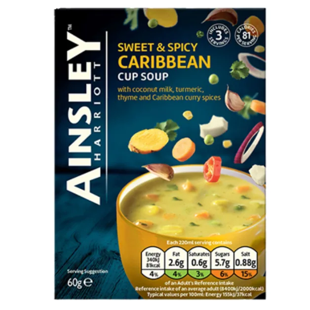 Ainsley Caribbean Cup Soup 60g