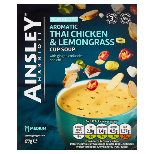 Ainsley Tspiced Chicken Cup Soup 66g