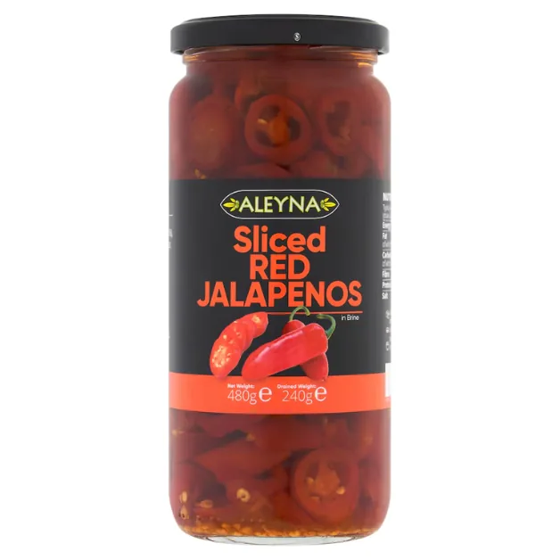 Aleyna Sliced Red Jalapenos 460g
