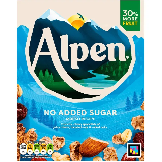 Alpen No Added Sugar 550g