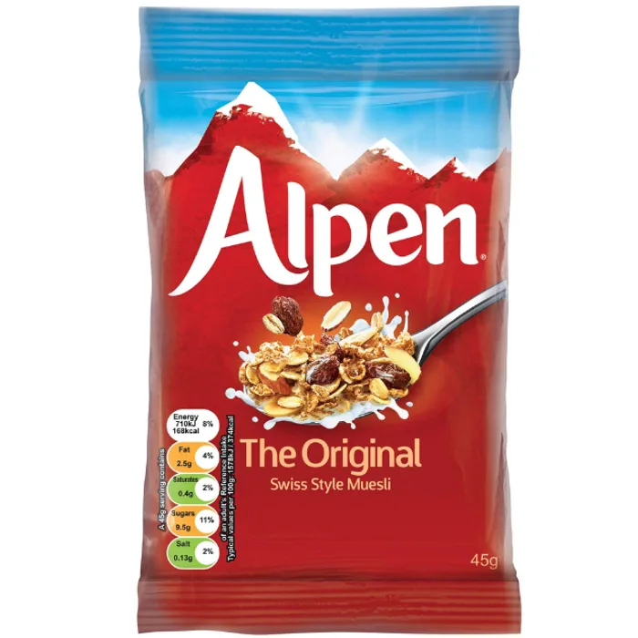 Alpen Original Sachets 45g