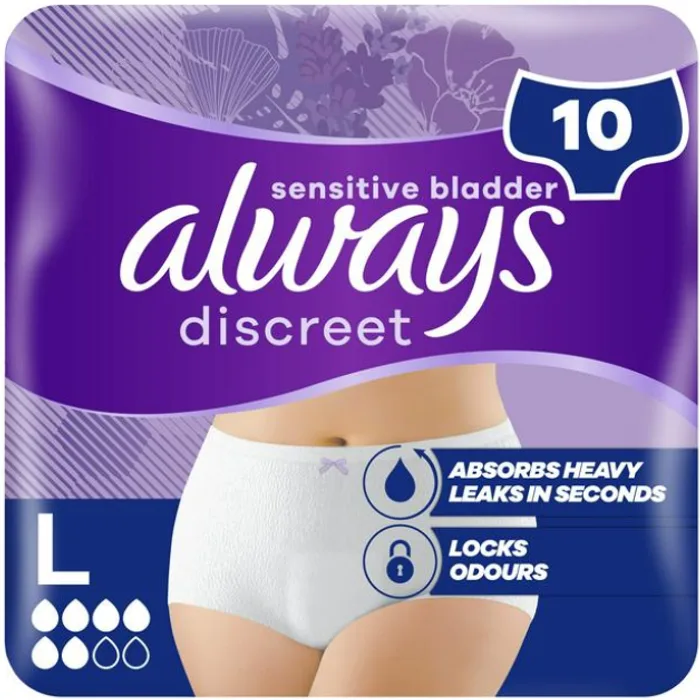 Always Discreet Pants Normal Large 10pcs