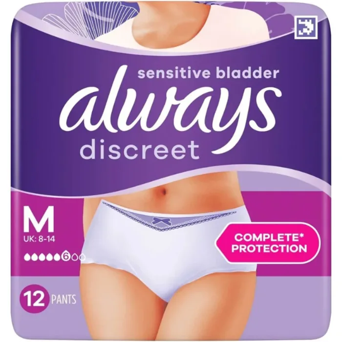 Always Discreet Pants Normal Medium 12pcs