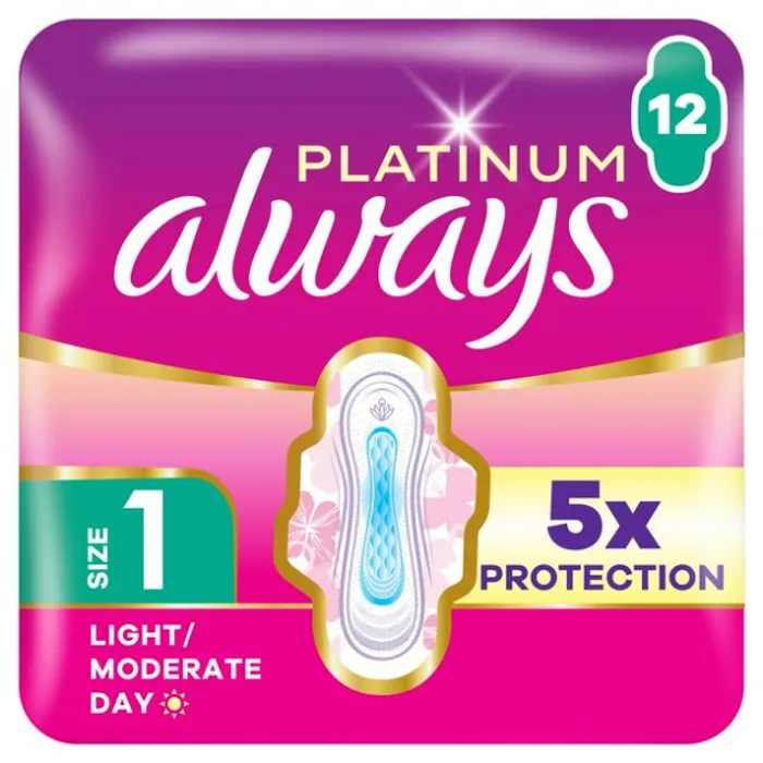 Always Platinum Size 1 Single Pack 12pcs