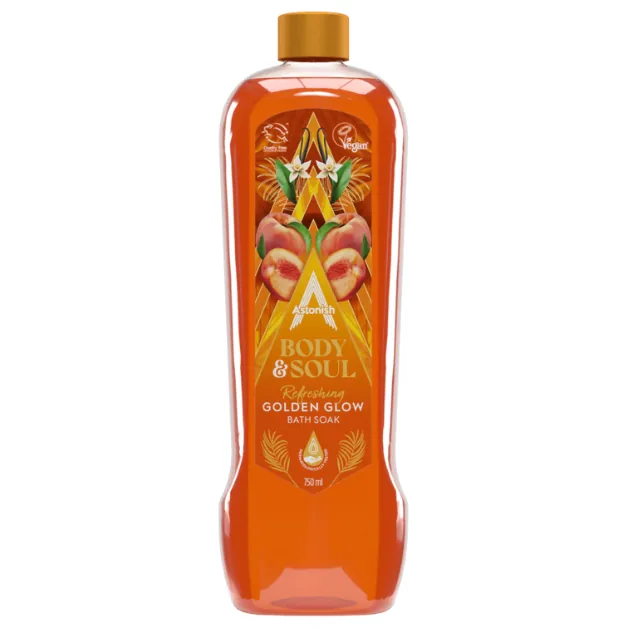 Astonish Bath Soak Golden Glow 750ml