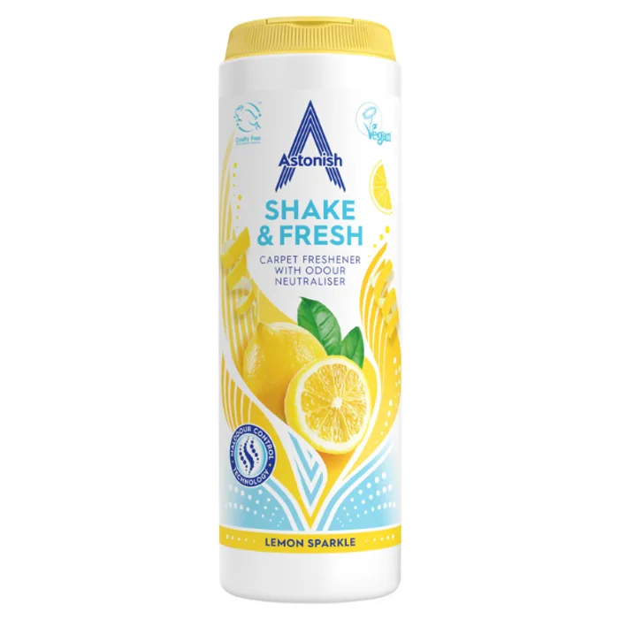 Astonish Shake & Fresh Lemon Spark Carpet 350gm