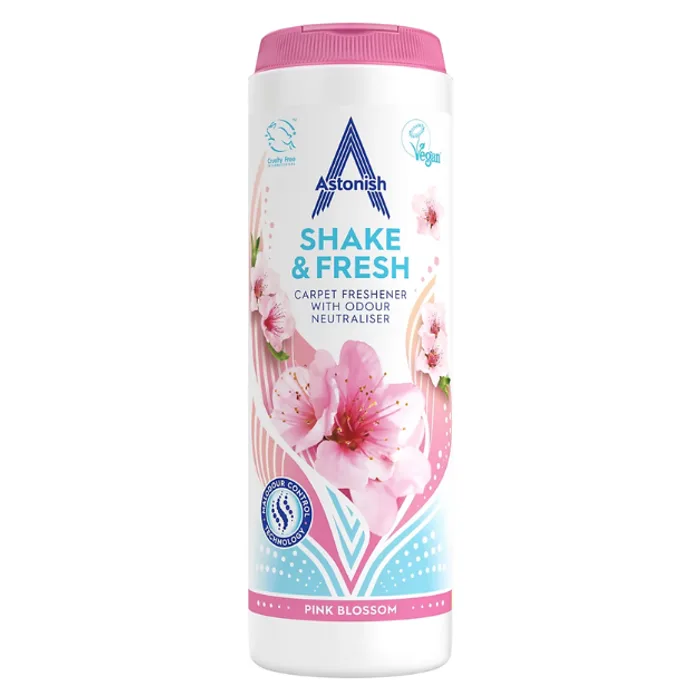 Astonish Shake & Fresh Pink Bloss Carpet 350gm