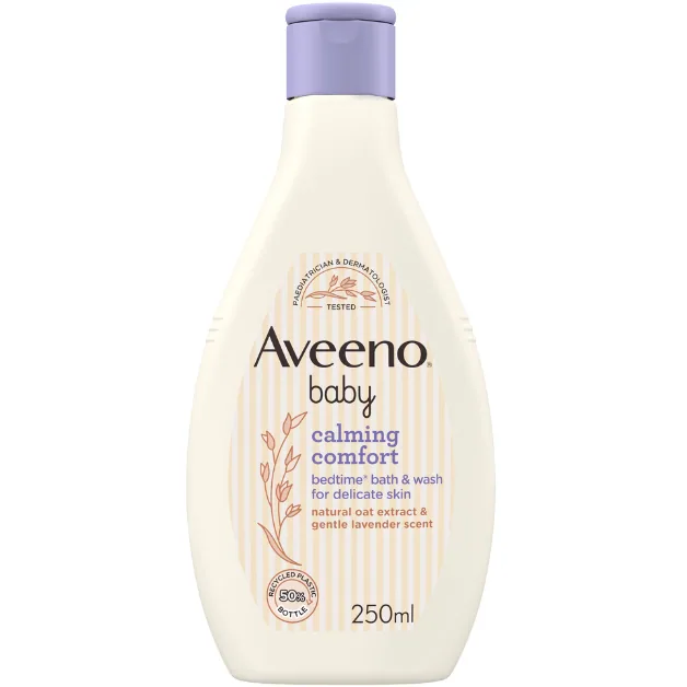 Aveeno Baby Calming Comfort Bedtime Bath and Wash 250ml