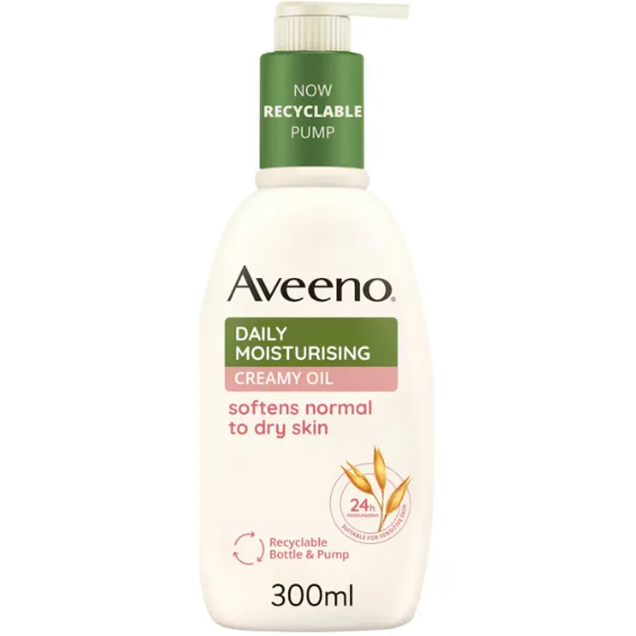 Aveeno Daily Moisturising Creamy Oil Body Lotion Moisturiser 300ml