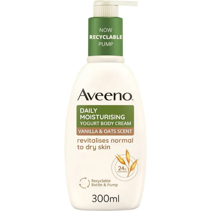 Aveeno Daily Moisturising Yogurt Body Lotion Vanilla & Oat 300ml