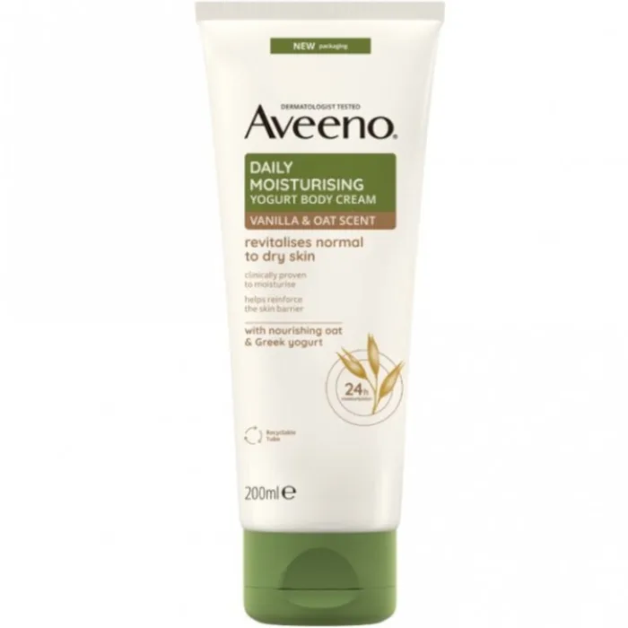 Aveeno Daily Moistursing Lotion Tube Vanilla & Oat 200ml
