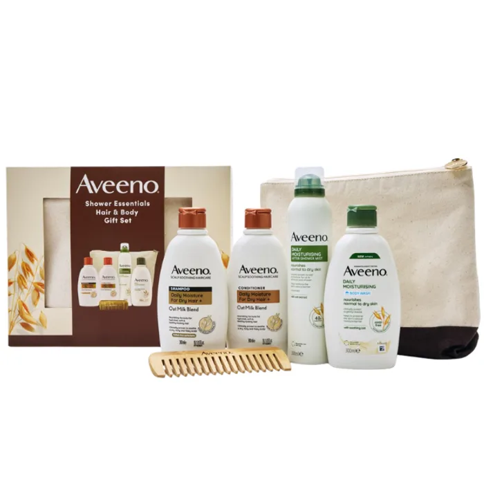 Aveeno Shower Essentials Hair & Body Gift Set