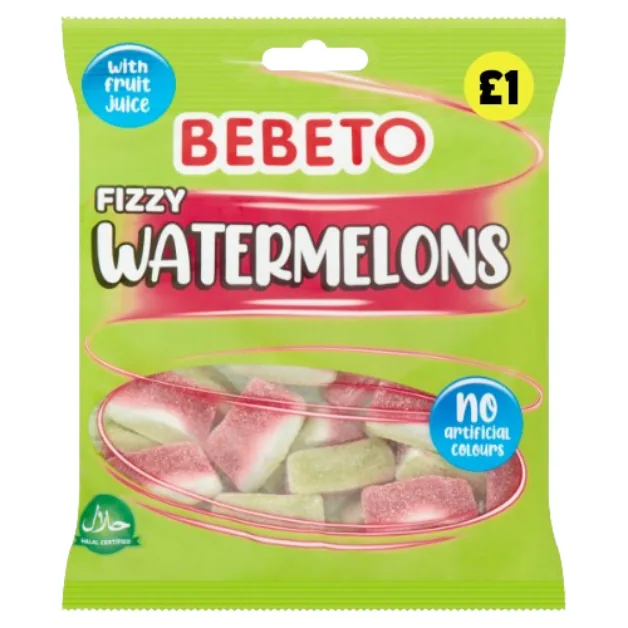 Bebeto Fizzy Watermelons PMP 1.00 150g