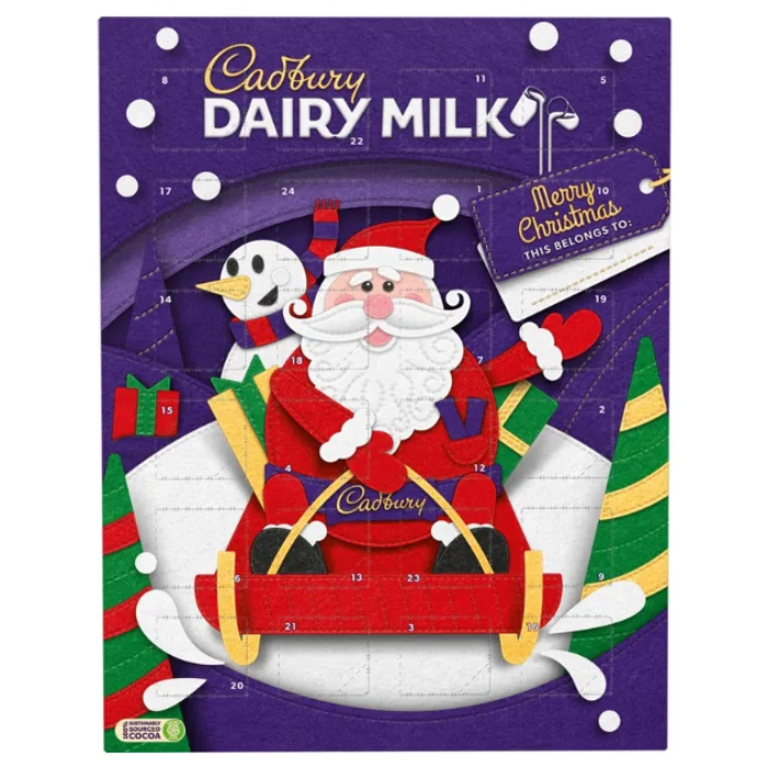 Cadbury Dairy Milk Advent Calendar 90G