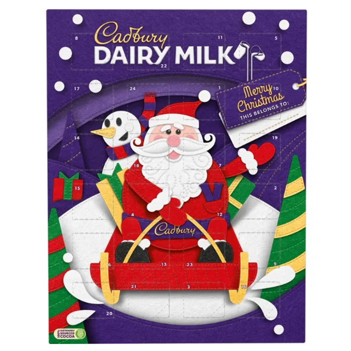 Cadbury Dairy Milk Advent Calendar Hod 90G