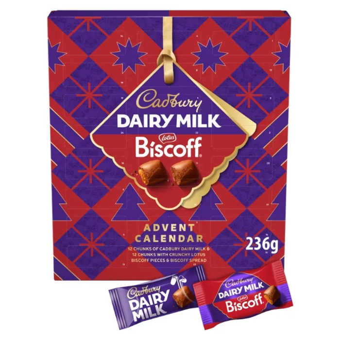 Cadbury Dairy Milk Biscoff Advent Calendar 236G