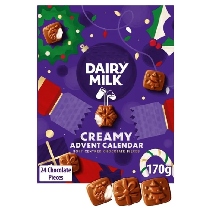 Cadbury Dairy Milk Creamy Chocolate Advent Calendar 170G