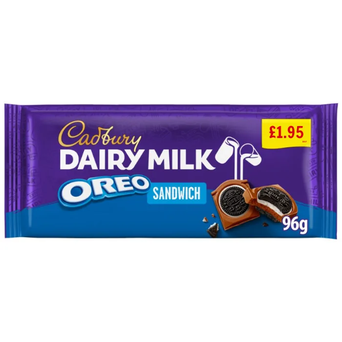 Cadbury Dairy Milk Oreo Sandwich PMP 1.95 96g