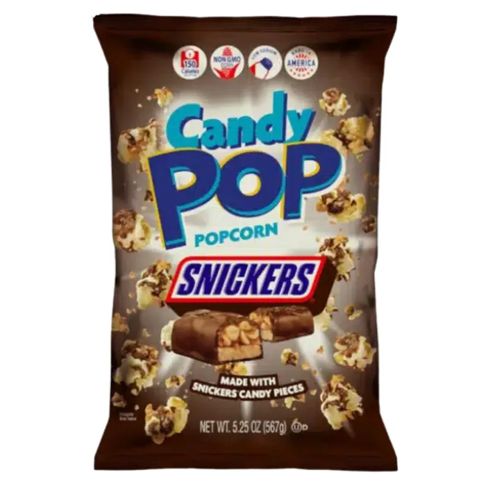 Candy Pop Snickers Popcorn Bag 149g
