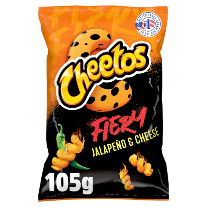Cheetos Twisted Fiery Jalapeno & Cheese 105g