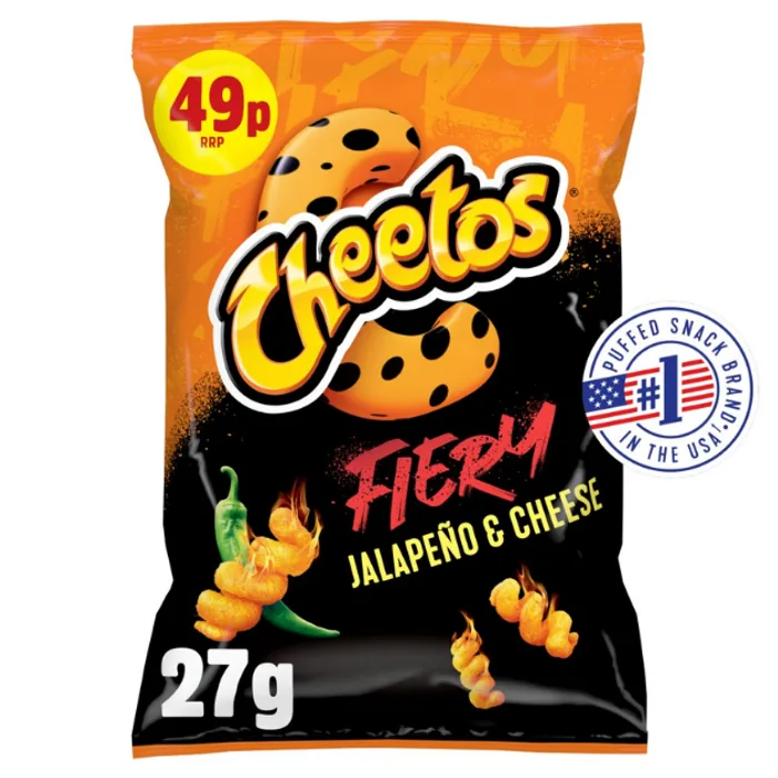 Cheetos Twisted Fiery Jalapeno & Cheese PMP 27g