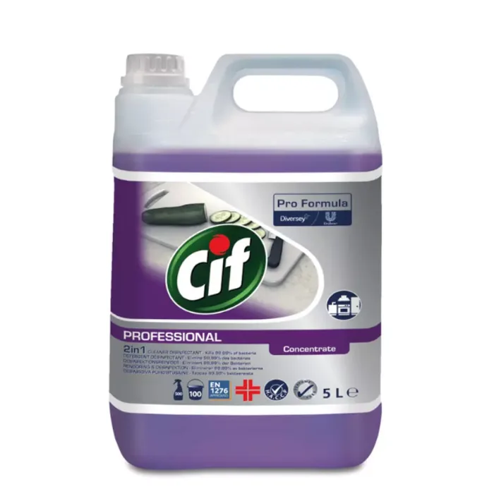 Cif Professional Safeguard, 2in1 Cleaner Disinfectant Conc.Cl. 5l