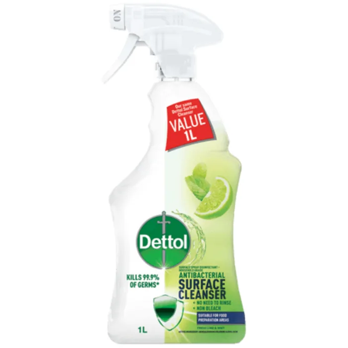 Dettol Anti-Bac Surface Cleanser Lime and Mint Trigger 1L