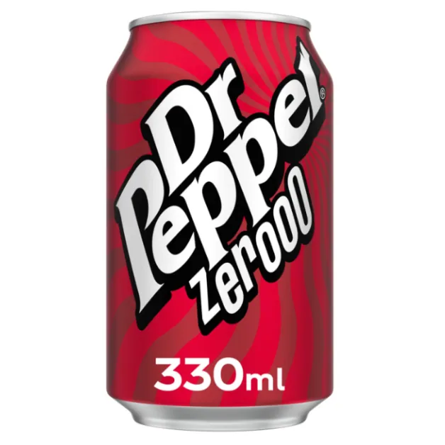 Dr Pepper Zero Cans 330ml