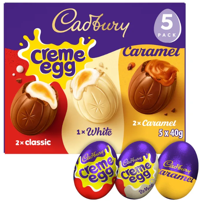 Easter Cadbury Creme Egg 5 Pack Mixed 200G
