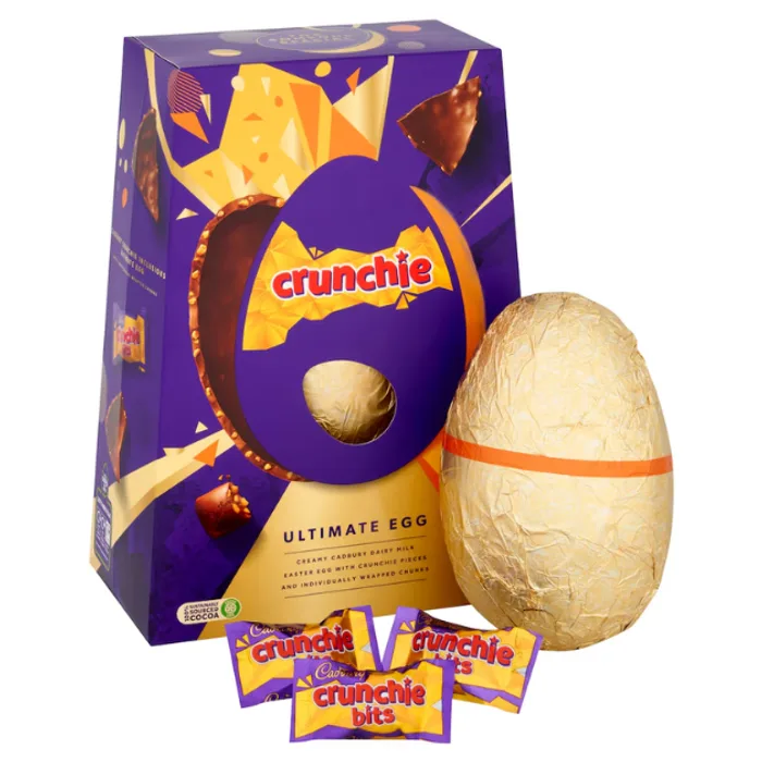 Easter Cadbury Crunchie Inclusions Ultimate Egg 385G