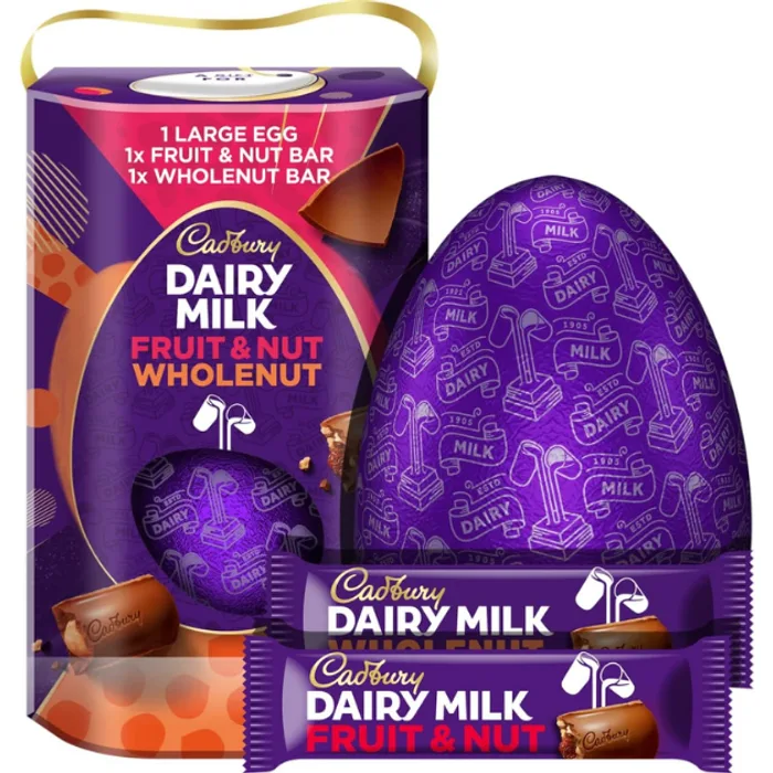Easter Cadbury Dairy Milk Fruit & Nut Egg 273G