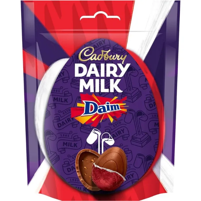 Easter Cadbury Dairy Milk Mini Daim Eggs Bag 77G