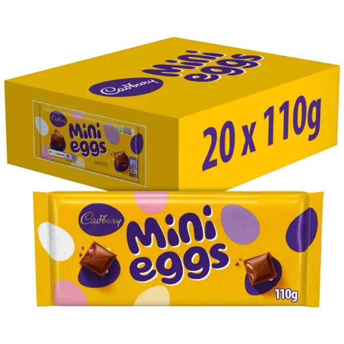 Easter Cadbury Mini Eggs Bar 110G
