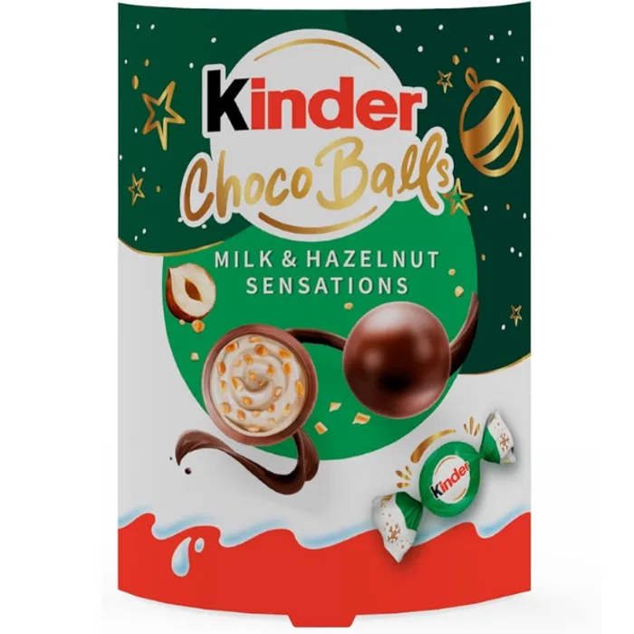 Easter Kinder Choc Balls Milk & Hazelnut Sensations G90 90g