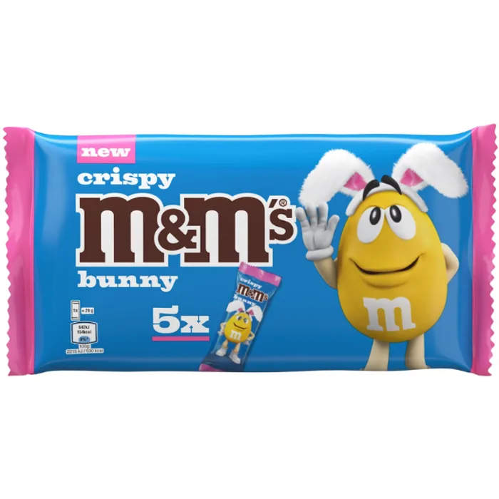 Easter M&Ms Crispy Bunny 5pk 145g