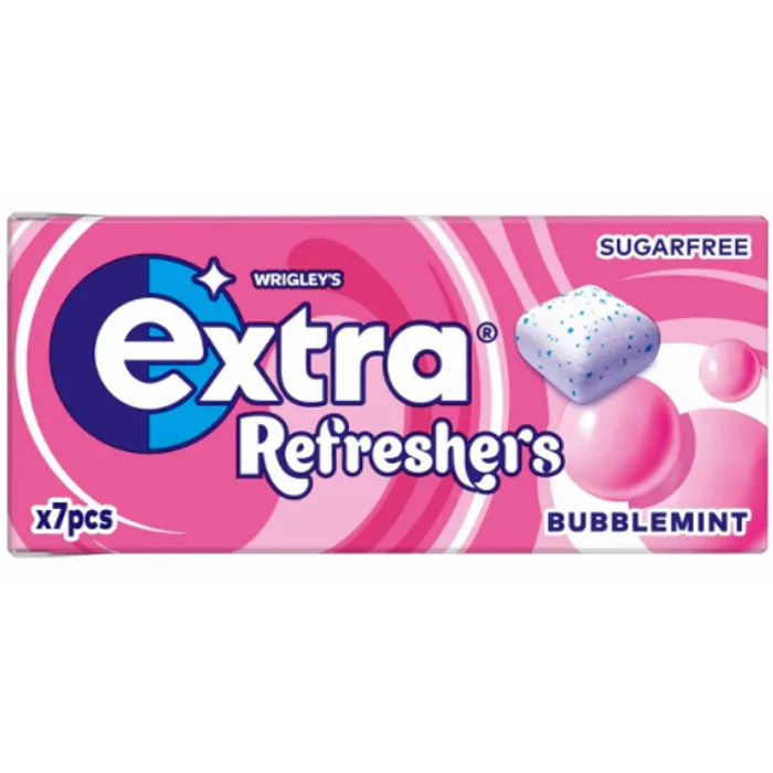 Extra Refreshers Bubblement Sugafree Tape 15.6g