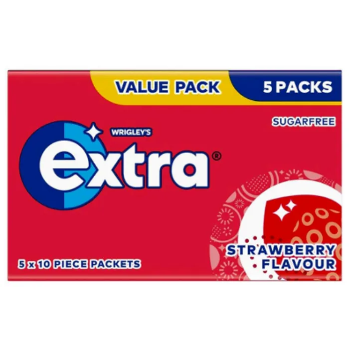 Extra Strawberry 5pk 70g