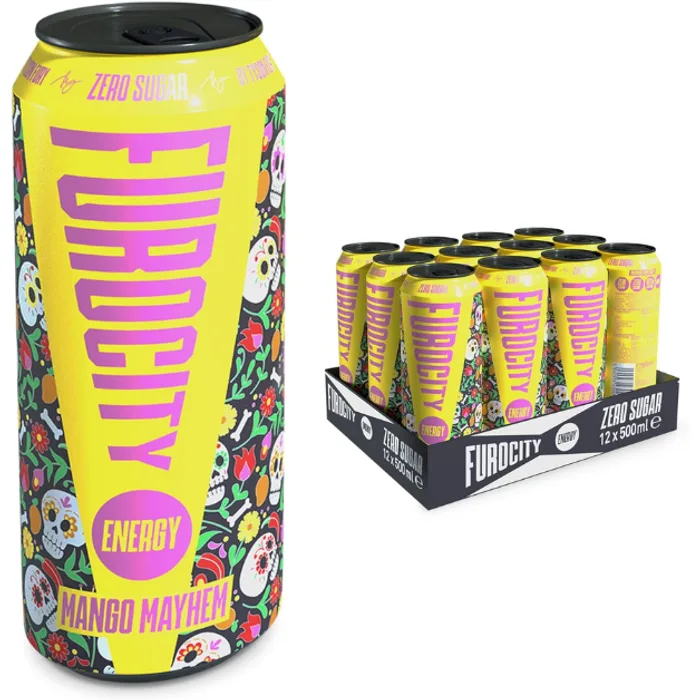Furocity Mango Mayhem Energy Drink 500ml