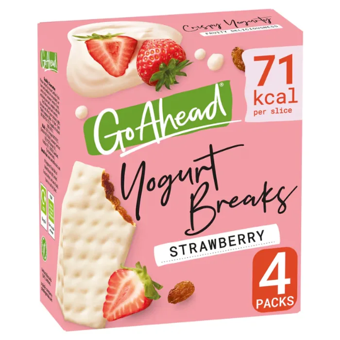 Go Ahead Yoghurt Breaks Strawberry Snack Bars 3pk 35.5g