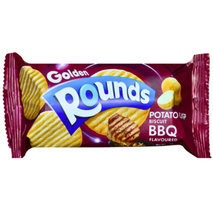 Golden Rounds Potato Crisp Biscuit BBQ Flavoured 120g