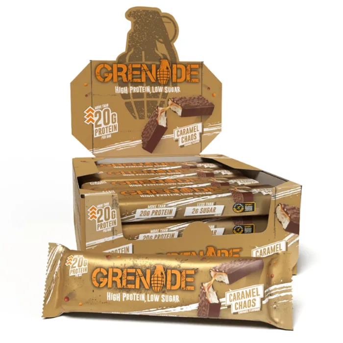 Grenade Caramel Chaos Protein Bar 60g
