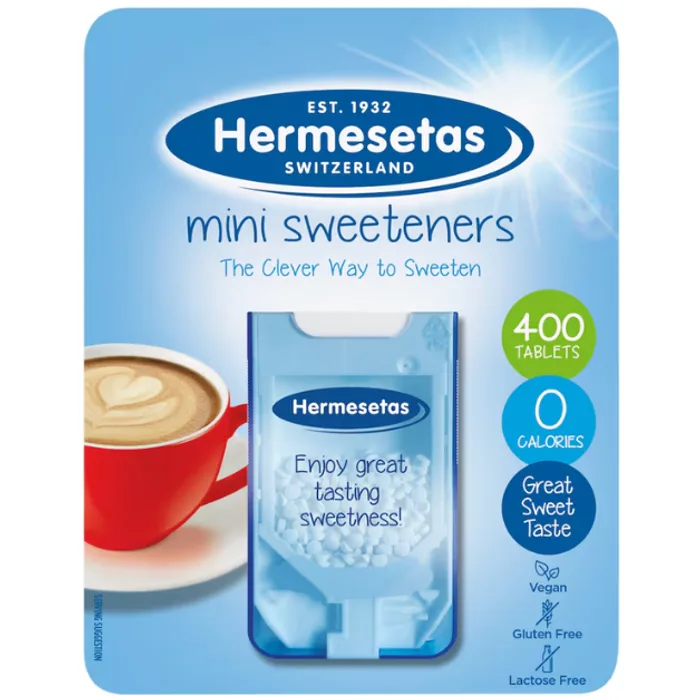 Hermesetas Mini Sweeteners 400 tablets 4.7g