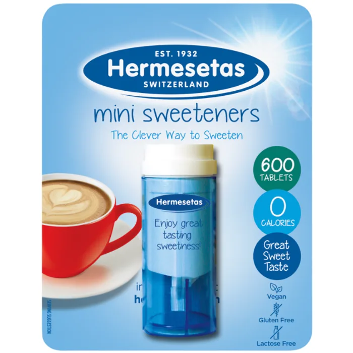 Hermesetas Mini Sweeteners 600 tablets 7.1g