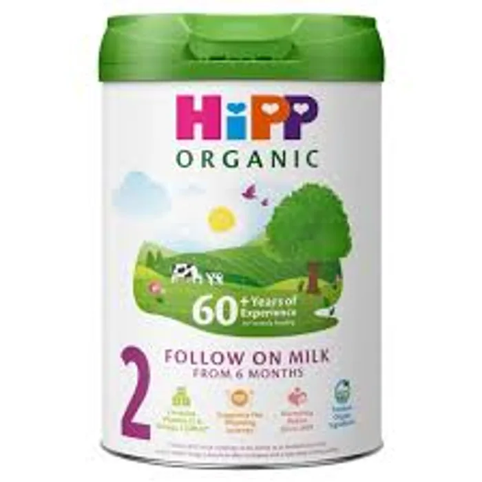 HiPP Organic 2 Follow on Baby Milk Powder Formula, From 6 Months, 800g
