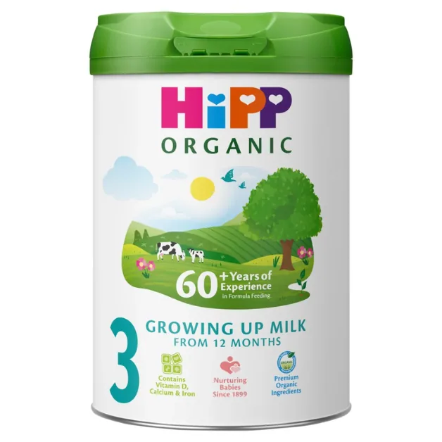 HiPP Organic 3 Growing up Baby Milk Powder Formula, From 12 Months, 800g