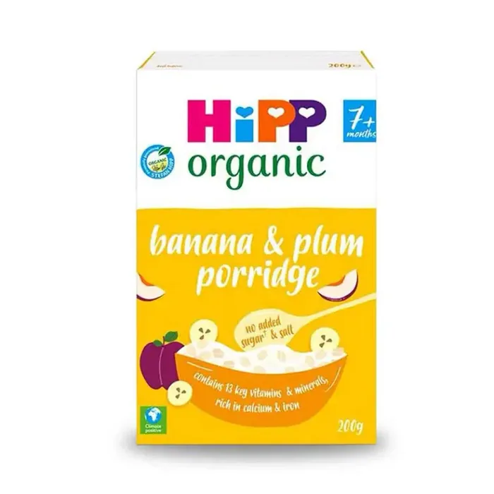 HiPP Organic Banana & Plum Porridge 7+ Months 200g
