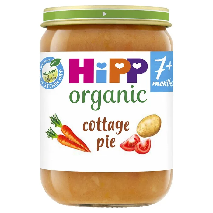 Hipp Organic Cottage Pie Baby Food Jar 7+ Months 190g