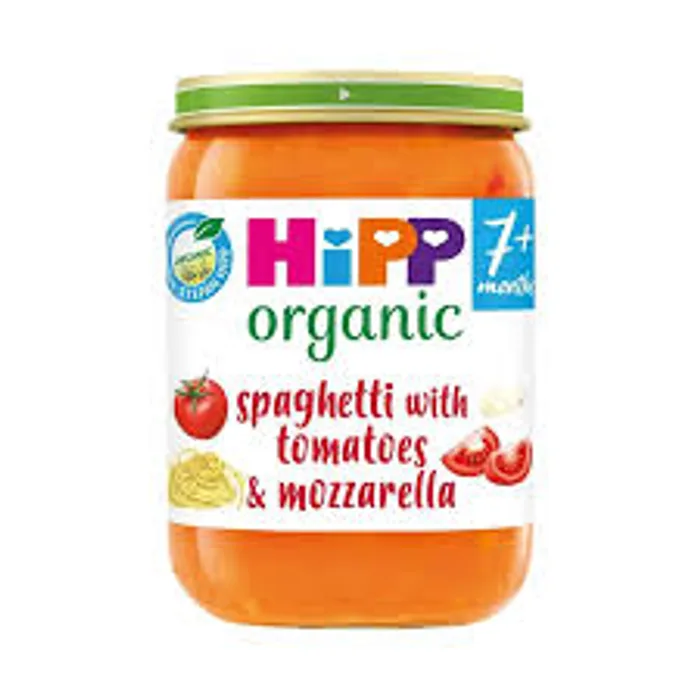 Hipp Organic Spaghetti With Tomatoes & Mozzarella Baby Food Jar 7+ Months 190g