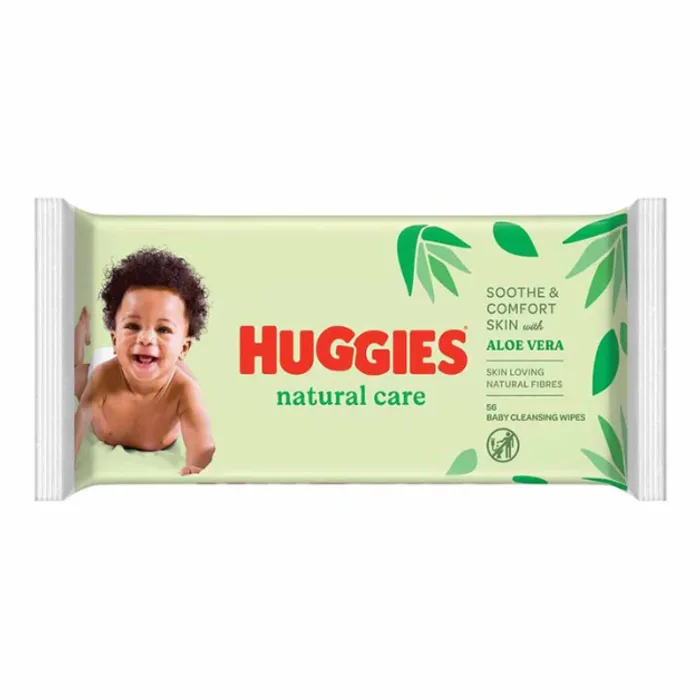 Huggies Natural Care Baby Wipes 48's