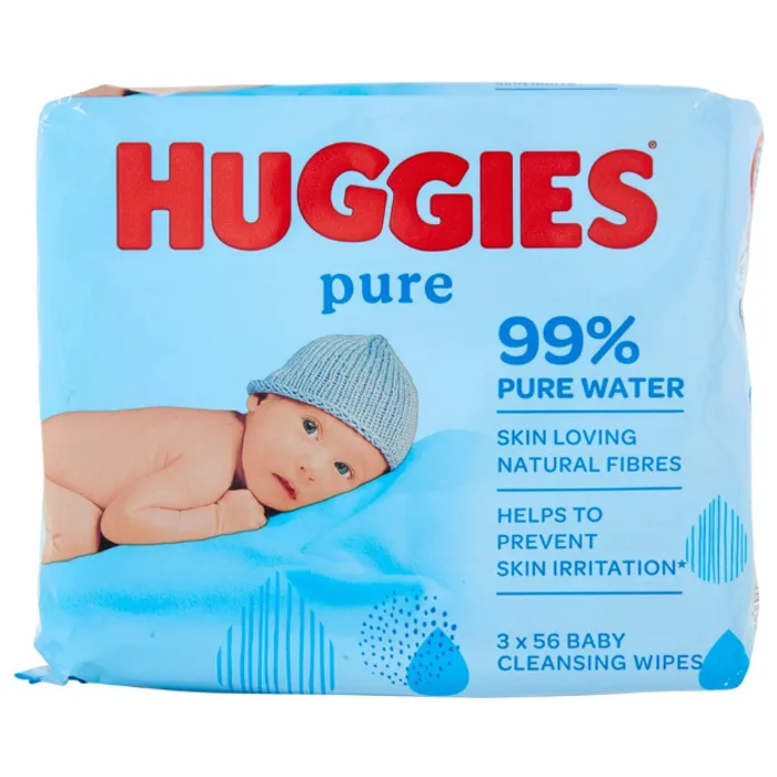 Huggies Pure 3pk 56s